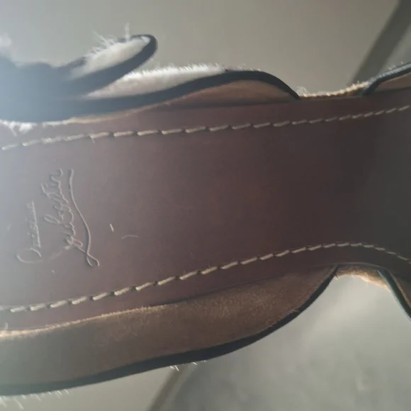 Christian Louboutin Black and White Espadrilles - Picture 4 of 7